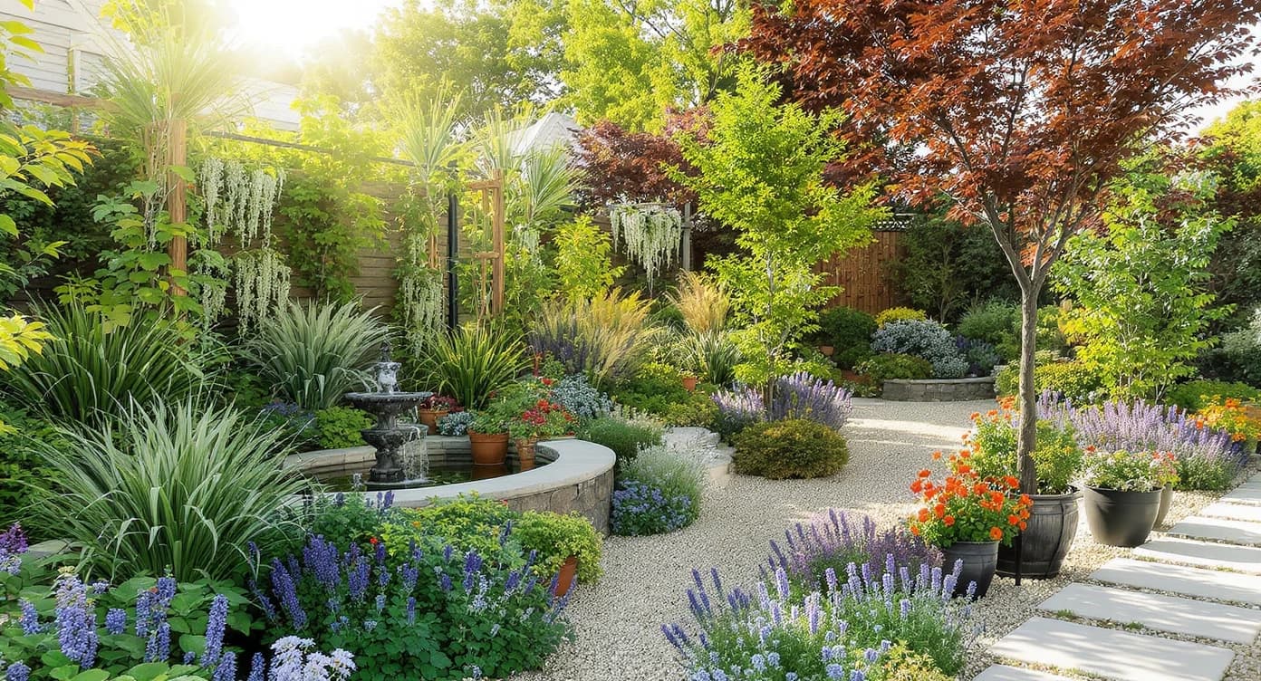 Plant nursery stock arranged at a California coastal growing operation